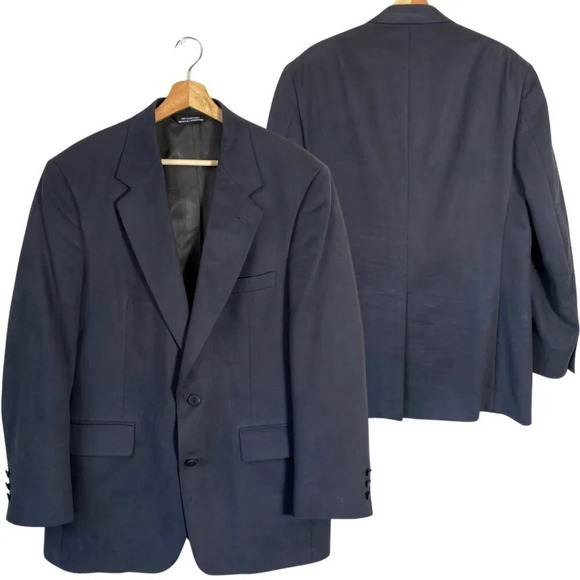 Halls Kansas City Sport Coat Dinner Jacket Blazer Men's Size 40R Gray Career